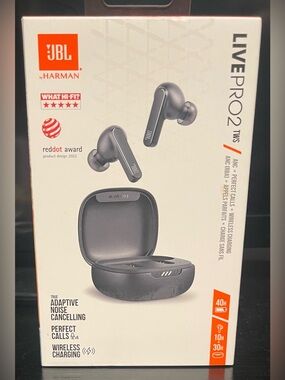 JBL Live Pro 2 True Wireless Earbuds - Black